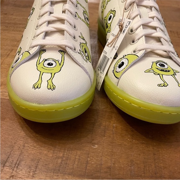 adidas Monsters inc White and Green sneakers with box - Picture 7 of 12